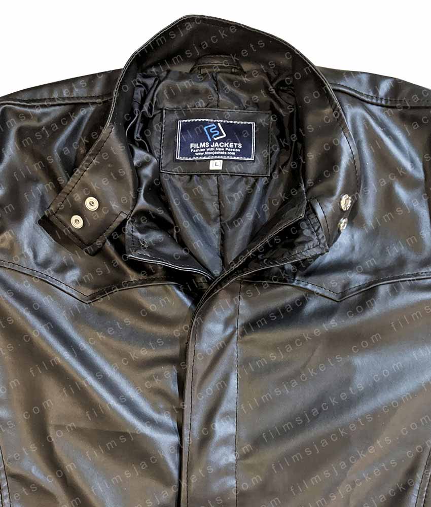 neo matrix black coat